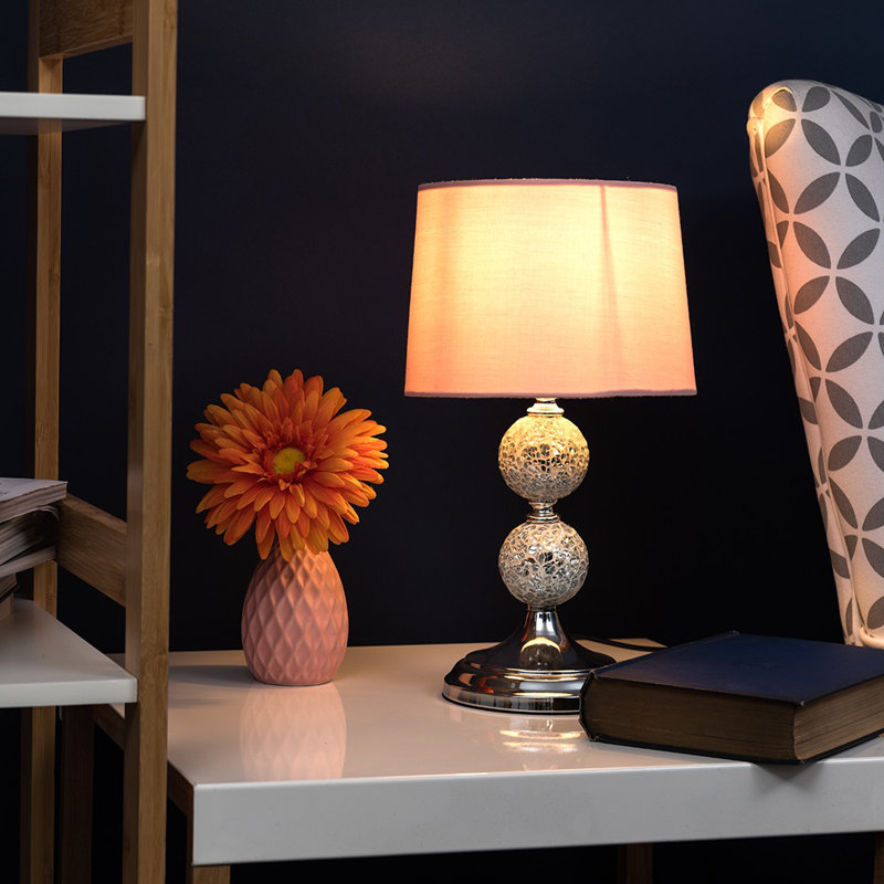 Korbin Table Lamp, Pink, LED Bulb