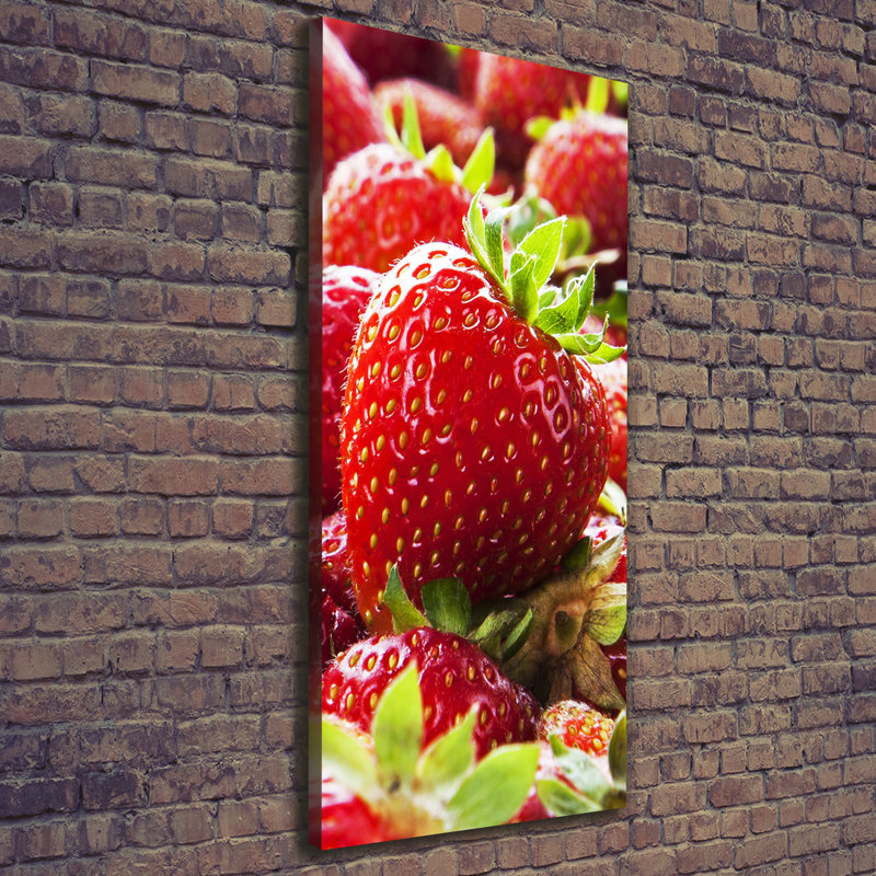 Strawberries - Wrapped Canvas Print
