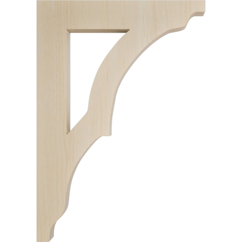 Support en bois d'hévéa moyen l 1 3/4 po x P 7 1/2 po x H 10 1/2 po (paquet de 4), Hévéa, H 10,5 po x l 1,75 po x P 7,5 po