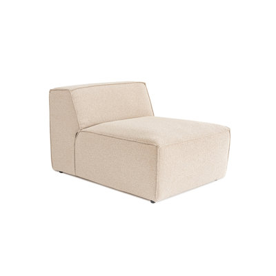 Élégant canapé 1 place, couleur pêche, 32 mousses en mousse pour plus de confort | Cadre 100% charme, tissu 100% lin | Dimensions: 32,7 po x 42,5 po x 25,6 po | Parfait pour le salon, conception confortable avec des pieds en plastique durables