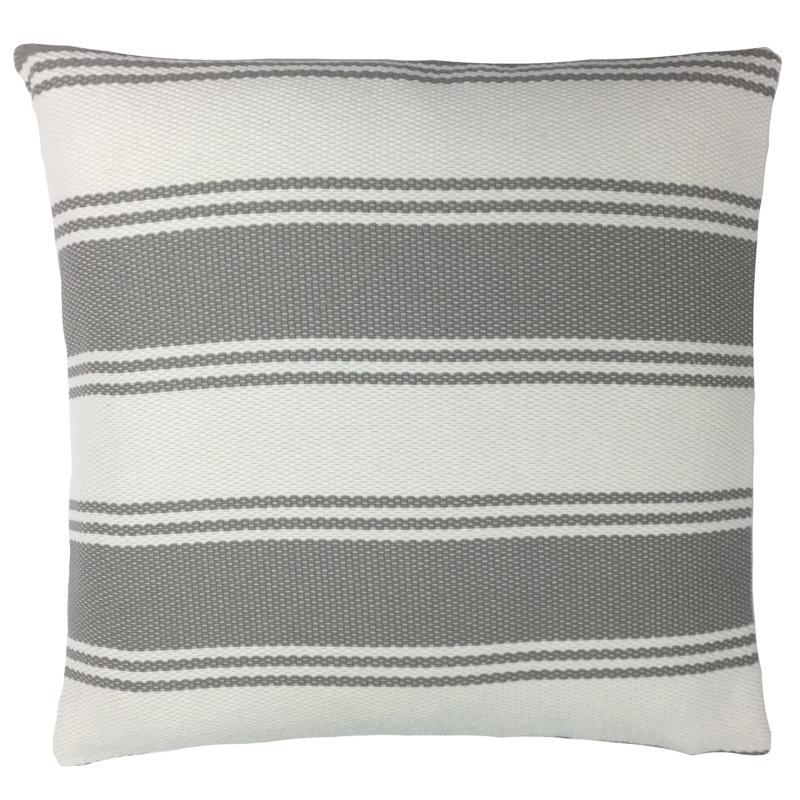  Coussin d'extérieur Feather, 26 po x 26 po, Gris