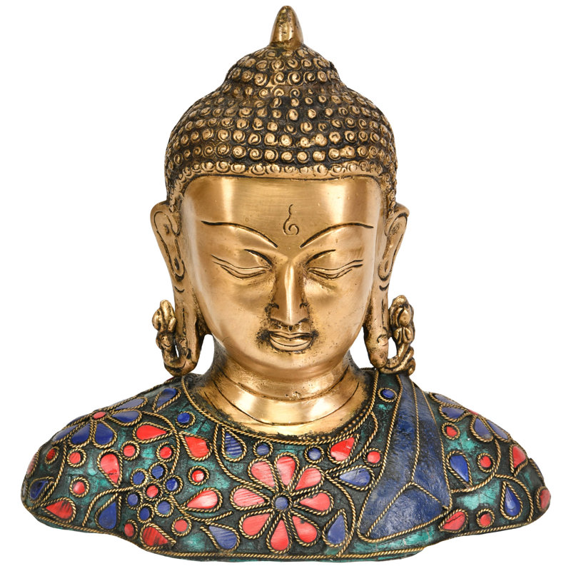 Buste de Bouddha tibétain bouddhiste