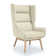 Sampson Upholstered Wingback Chair