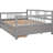 Gray Daybed With Two Storage Drawers - Solid Wood For A Tidy Home Living Area Enhancing Your Space-165472394