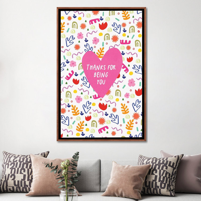 Thanks For Being You Card by Dirkie Nell - Gallery-Wrapped Canvas Giclée on Canvas, 152.4 cm H x  101.6 cm W  x  4.445 cm D