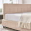 Structure de lit capitonnée en velours | Canapé-lit avec dossier moelleux et accoudoirs | Lit multifonctionnel confortable pour la chambre à coucher, le salon et les petits appartements-731958871-731958864