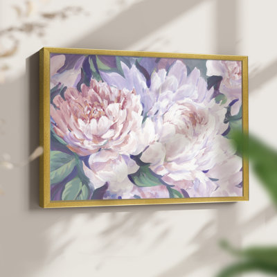 Peonies in Bloom I -Framed Print - Restickable