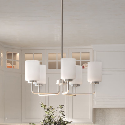 Merry 5 - Light Steel Dimmable Chandelier
