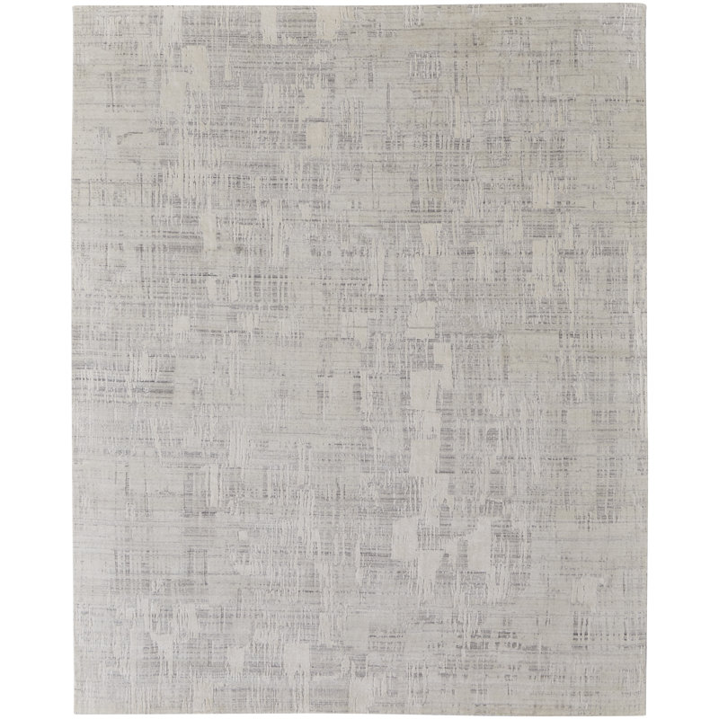 Viscose Abstract Indoor Rug, Runner 2'6" x 14'