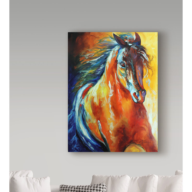Duniya «Thunder Magic», reproduction de peinture acrylique sur toile tendue, H 19 po x l 14 po x P 2 po