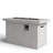 Concrete Propane/Natural Gas Outdoor Fire Pit Table (Natural Gas Conversion Kit Needs To Be Purchased Separately For Conversion)