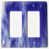 Blanc et cobalt
