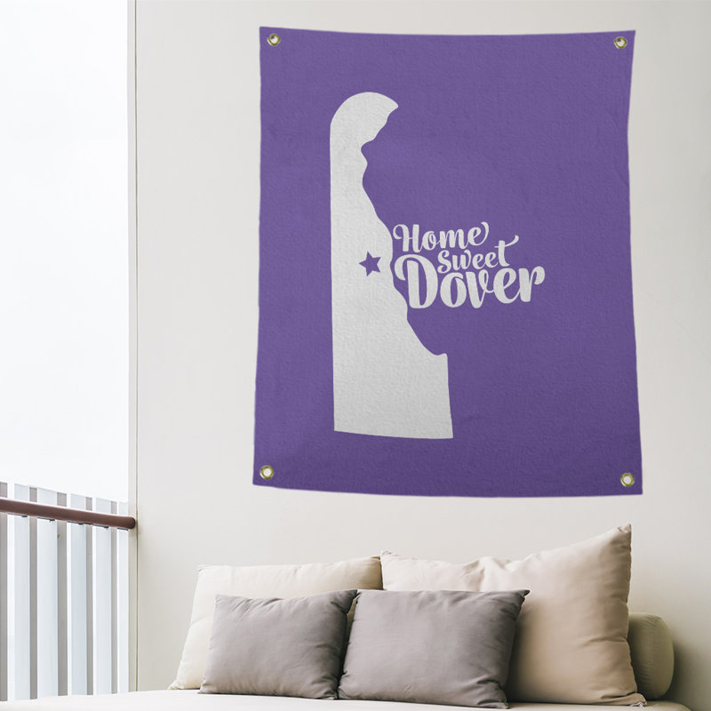 Tapisserie murale dover delaware, H 36 po x l 26 po, Mauve
