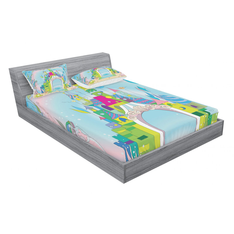 Microfiber Sheet Set, Full Sheet Set with Fitted Sheet