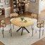 120 cm Beech Round Dining Table-497877930
