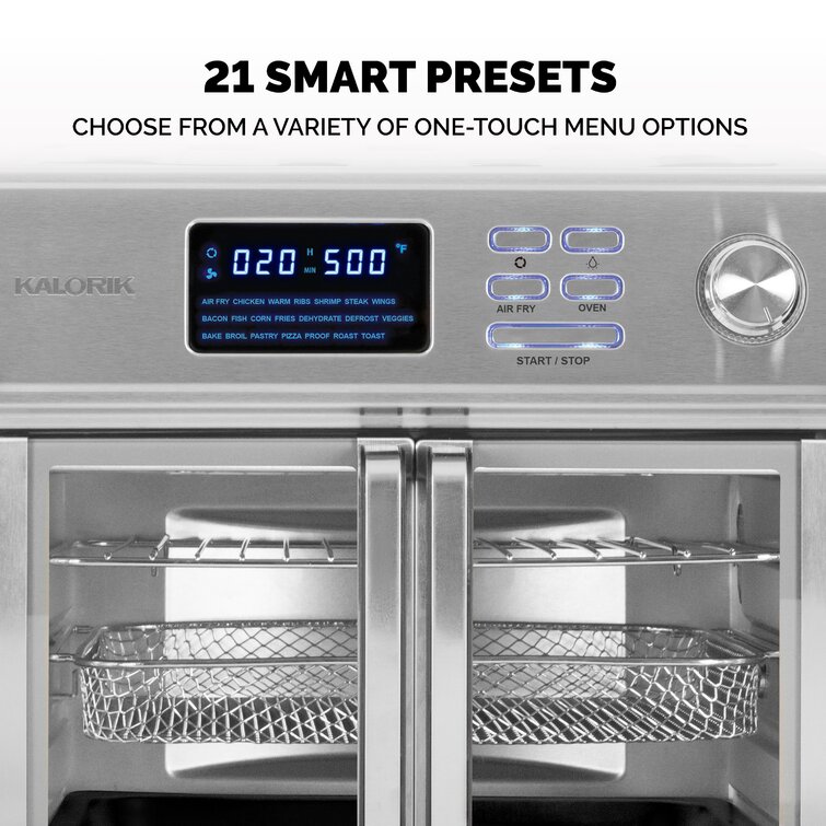 Kalorik 26 Quart Digital Air Fryer Oven, Stainless Steel – The Maxx™ &  Reviews