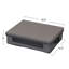 Coffre de rangement pour plateau avec coussins en feutre et bordure noire-2145931105