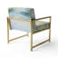 Chaise d'appoint rembourrée florale Simplity Wreath-112889713