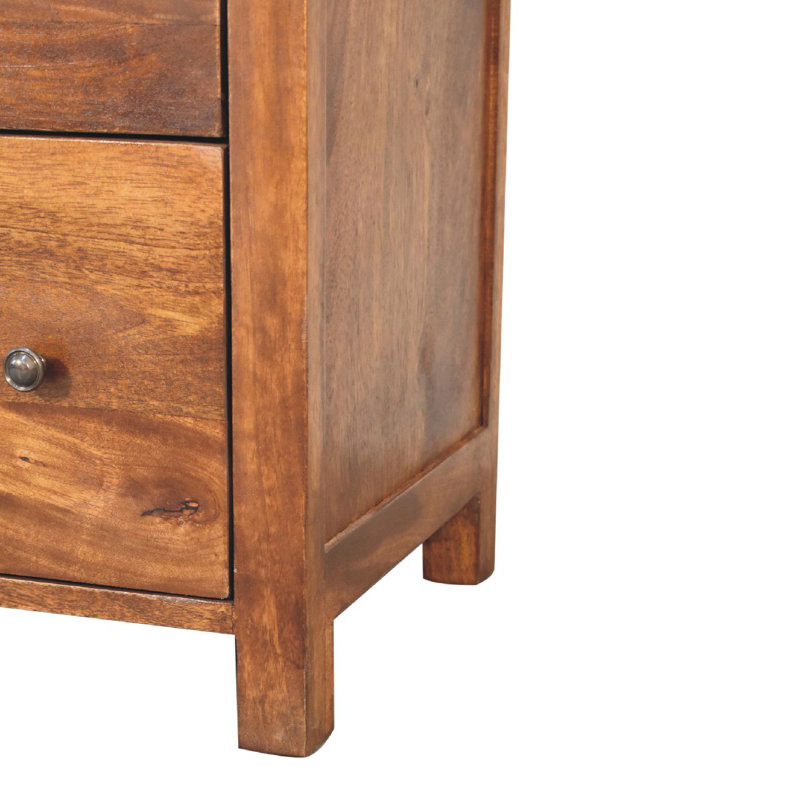 Commode d'appoint en bois massif Corell