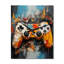 Horloge murale surdimensionnée colorée Gameplay Delight II - divertissement-878536594