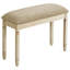 Banc, 41 po rectangulaire, cuisine, salle à manger, entrée, chambre à coucher, revêtement, bois, bois massif, tissu d'aspect lin-1861971462