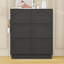 Armoire à chaussures moderne avec 6 tiroirs réglables et crochets pour le vestibule-185027894