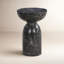 Macey Concrete Pedestal End Table-302118840