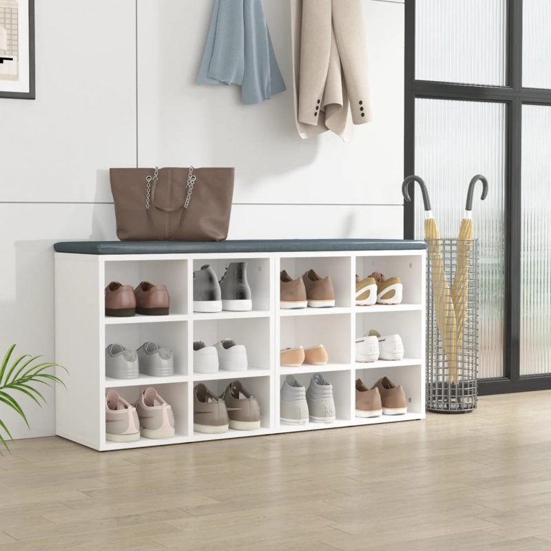 vidaXL Shoe Cabinet Engineered wood Medium, Sonoma Oak