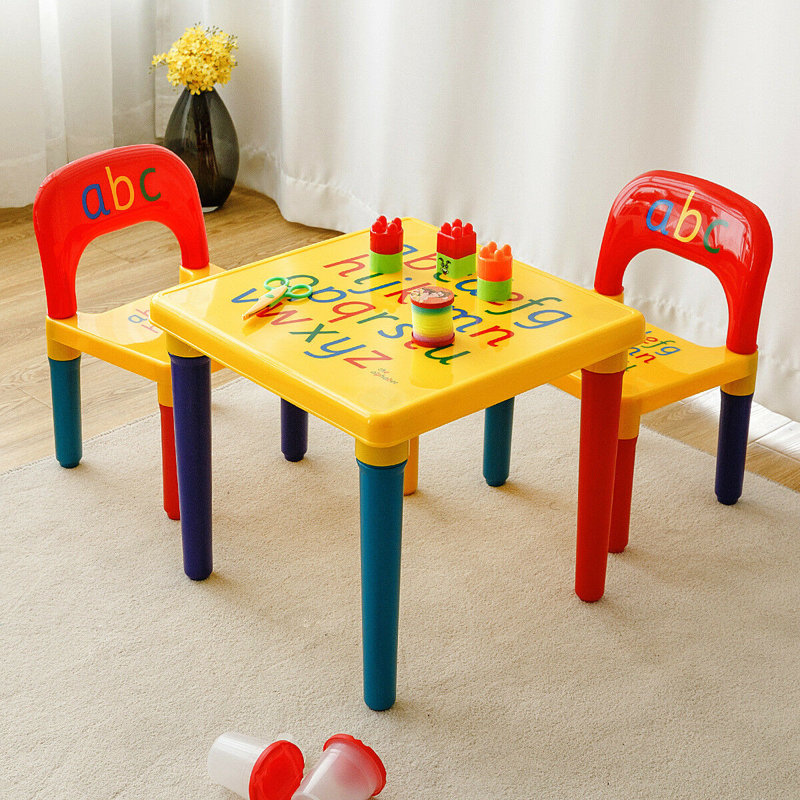 Sepulveda Kids Square Play Or Activity Table and Chair Set