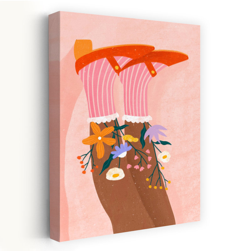 Art contemporain Art floral contemporain, H 60 po x l 40 po