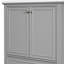 Meuble-lavabo moderne 30 po - Armoire grise avec lavabo et plateau de rangement-1921481096
