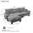Sailboat-Inspired Modular Cloud Sofa With Removable Ottoman