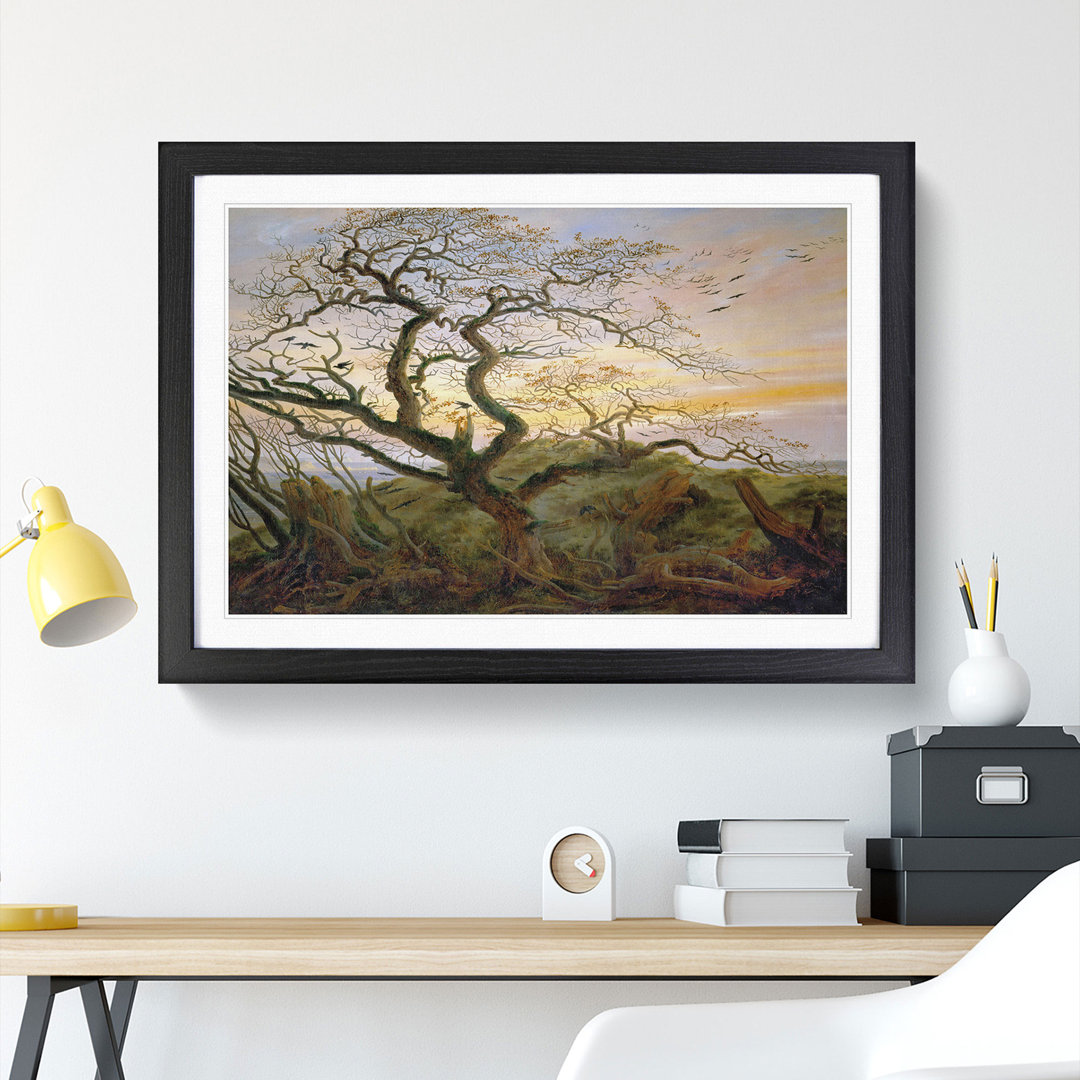 The Tree of Crows by Caspar David Friedrich - Picture Frame Painting