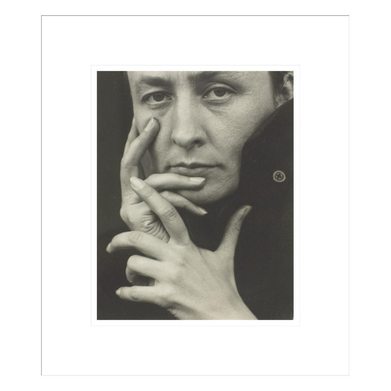 «Georgia O'Keeffe» par Alfred Stieglitz, impression giclée sur cadre, H 15,87 po x l 13,75 po