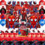 30 pièces de fête d'anniversaire Spiderman, ensemble de décorations pour enfants Spiderman