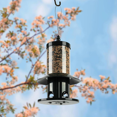 360° Feeding Perch Tray For Outdoor Hanging Wild Bird Seeds