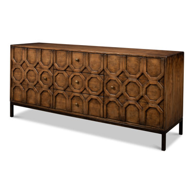 Becket 74'' W Solid Wood Sideboard