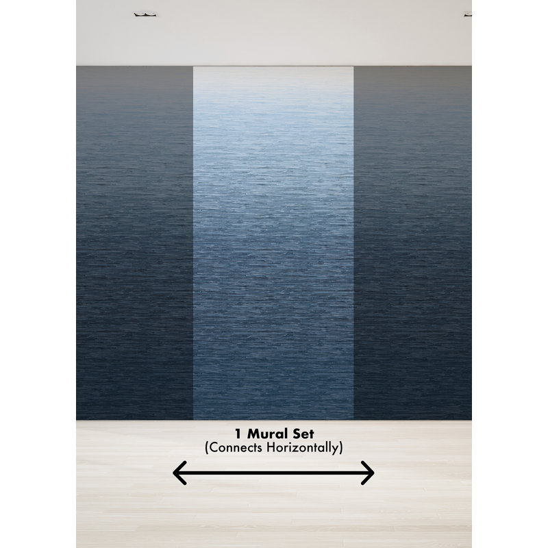 Panneau mural Into the Deep, Bleu