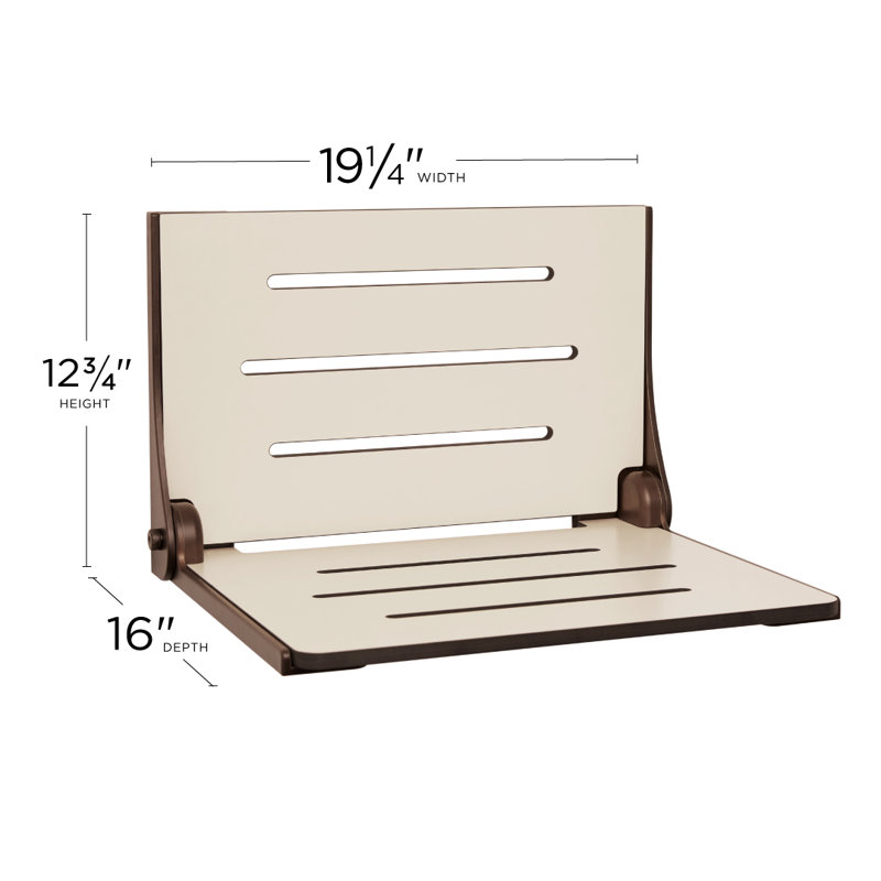 Siège de douche pliant Silhouette