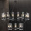 Lustre 24 lumières, roue de chariot avec abat-jour en verre-279647688