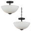 Oslo Two Light Semi-Flush Convertible Pendant from Generation Lighting -58791364-20345787-58791368