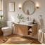 Meuble-lavabo simple 36 po avec plateau en faux marbre Dexheart-1798174535-1788854393