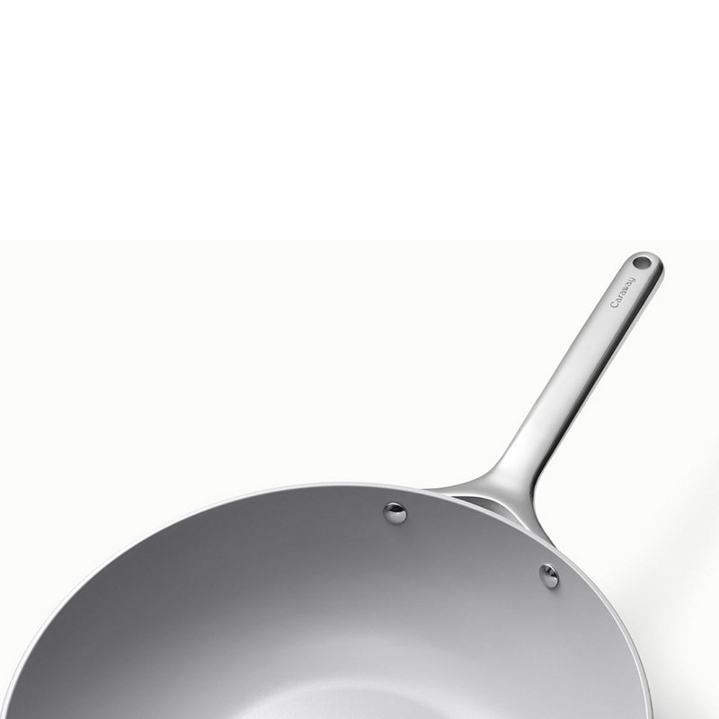 Caraway Nonstick Ceramic Fry Pan, Cream, 12"