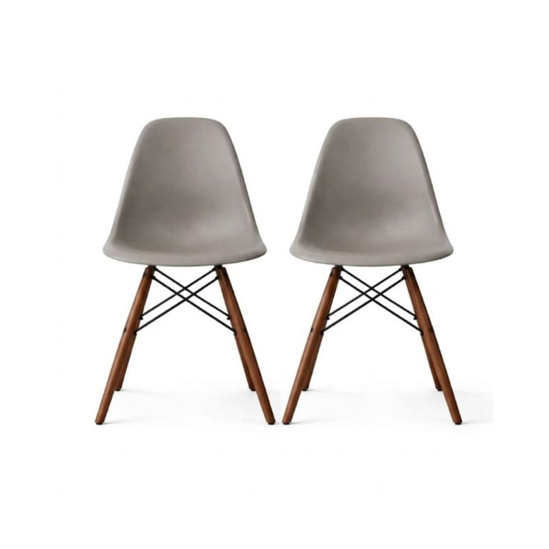 Chaise d'appoint en plastique Olimpo, 2, Gris