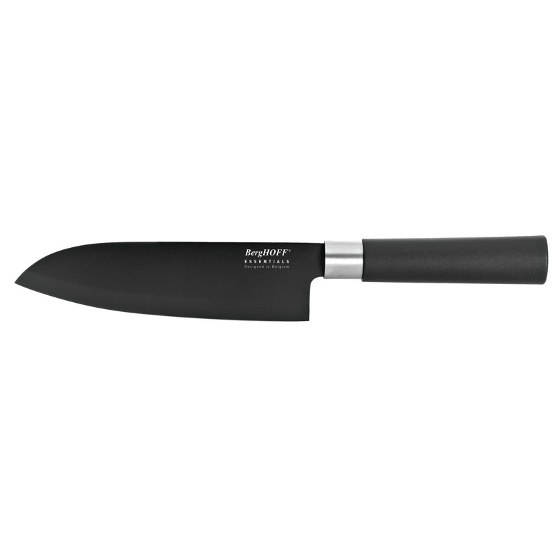 Essentials 4Pc Ceramic Coated Knife Set, Black