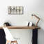 «Bathroom on Wood Panels» par Cindy Jacobs, art mural sur toile-1163372568