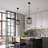 Yazmeen 1 - Light Matte Black LED Kitchen Island Pendant