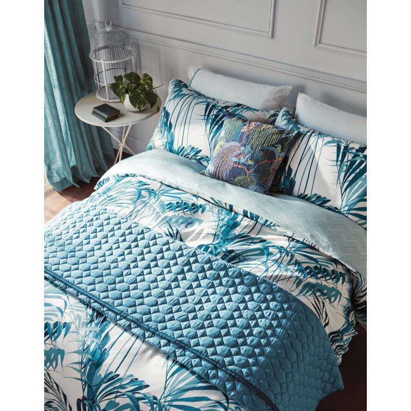 Palmhouse Cotton Duvet Cover Set, Single Duvet Cover + 1 Pillowcase