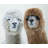 Two Lamas Beige Canvas | Stylish Bedroom Decor for Home