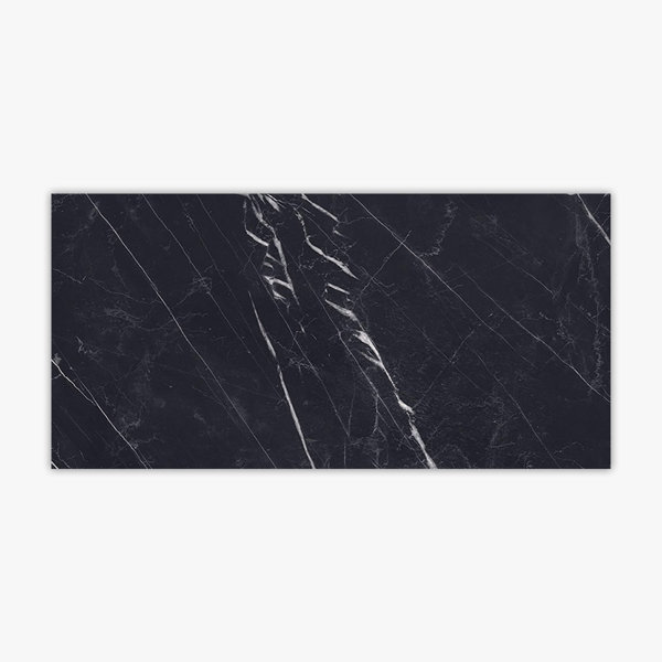 Nero Marquina Polished 12x24 Porcelain Tile